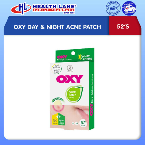 OXY DAY & NIGHT JERAWAT PATCH (52'S)